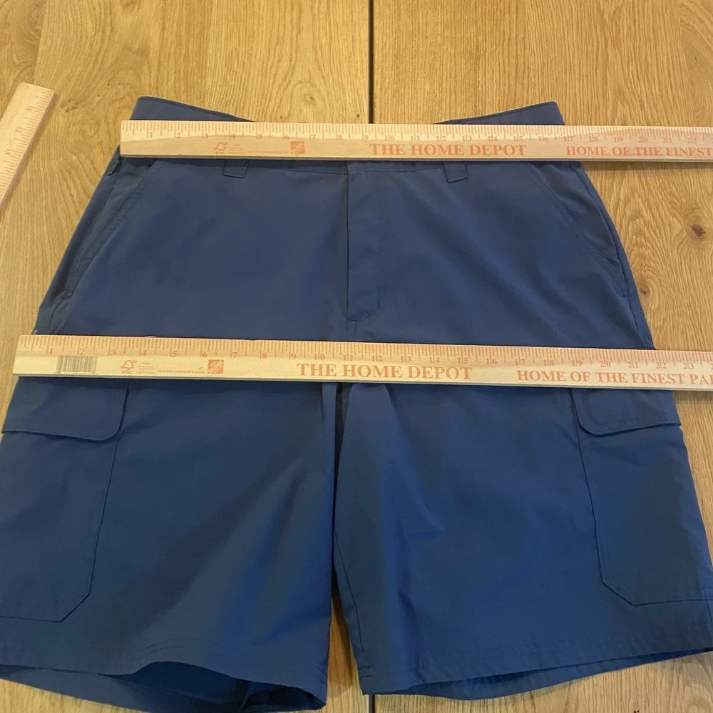 Orvis Quick Dry Stretch Shorts Men's 34 Fishing Hiking blue Performance Cargo